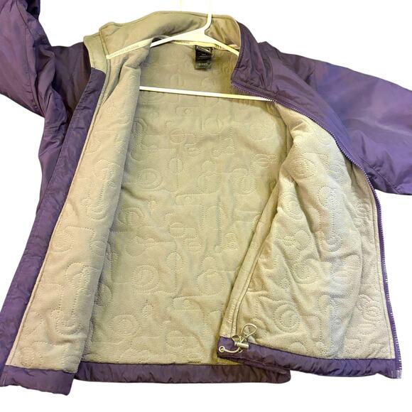 The North Face women’s purple insulated jacket M  zip front lightweight coat - Picture 6 of 9